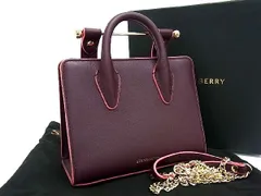 E84◆STRATHBERRY　ピンク　ブラウン　ショルダーバッグ　箱付き　美品 E84◇STRATHBERRYピンクブラウンショルダーバッグ箱付き美品