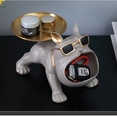 アクセサリートレイ ブルドッグ フレンチブルドッグ インテリア 小物入れ 置物 玄関飾り オブジェ 犬 雑貨 玄関 アクセサリー トレイ アンティーク ブラック ベージュ オレンジ