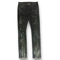 13AW サンローランパリ デストロイデニム クラッシュジーンズ エディスリマン Yahoo!オークション - 13AW SAINT LAURENT PARIS by Hedi