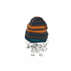 ラコステ LACOSTE リバーシブルボーダー柄ニット帽 メンズ 表記無 のサムネイル