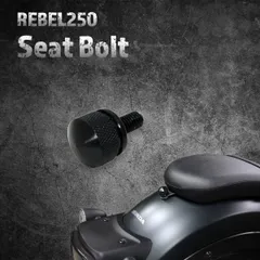 【Eクラッチモデル対応！】レブル250　シートボルトM8　ブラック