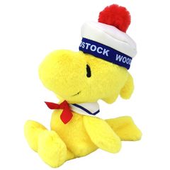 SNOOPY　スヌーピー 　ウッドストック　WS　マリンセーラー ぬいぐるみ　Ｓサイズ　195982-24　2024年5月発売　トリコロールカラー