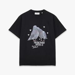 CARNE BOLLENTE | CUM TOGETHER (OFF-BLACK) Tシャツ ロゴ