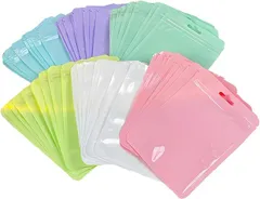 ENN LLC ジッパーバッグ 120枚セット カラフル ミニ 7.5x10cm