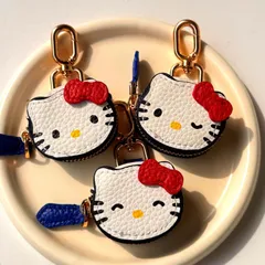 ハローキティ キーホルダー バッグ 収納 キーリング サンリオ キーホルダー sanrio キーホルダー 可愛いキーホルダー かわいいキーホルダー レトロ Kitty かわいい ギフト バッグチャーム キラキラ プレゼント キティちゃん ピアス収納 ピアス収納