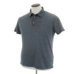 【美品】ザノーネ ニット ポロシャツ 半袖 48 ネイビー ホワイト 美品】ザノーネ ニット ポロシャツ 半袖 48 ネイビー ホワイト