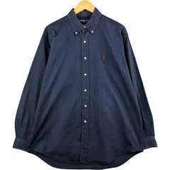 古着 ラルフローレン Ralph Lauren BLAKE 長袖 ボタンダウンシャツ メンズL相当/eaa591678