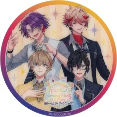 【中古】コースター VOLTACTION クリアコースター 「バーチャルYouTuber にじさんじ Spring Party in 東京ドームシティ アトラクションズ」 コラボメニュー注文特典 前半