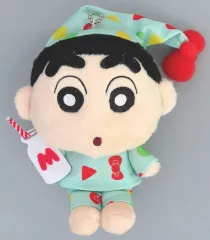 【中古】キーホルダー 野原しんのすけ(パジャマ) マスコットホルダー 「ハローキティ×クレヨンしんちゃん」