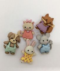 ꕤ୭＊From US　Forever Friend 可愛い動物の子供ボタン♪定番です　ꕤ୭＊