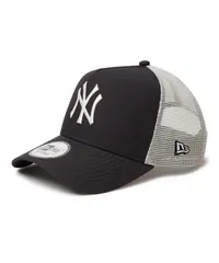 【ムラスポ公式】新品 NEW ERA ニューエラ キャップ 帽子 9FORTY A-Frame トラッカー MLB Typewriter ニューヨーク・ヤンキース ブラック クロームホワイト 14388614