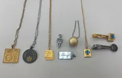 N【中古】161 真如苑 アクセサリー9点セット まとめ売り セット売り 金張り