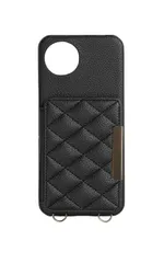 AQUOS wish4 SH-52E アクオスウィッシュ4 ケース カバー おしゃれ 可愛い 3. アイボリーブラック ブラック 黒