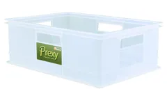 【特価商品】プラケース【幅38×奥行26×高さ14cm】 コンテナ カラーボックスに入る収納ケース A4 S プレクシー 日本製 積み重ねられる収納ボックス 天馬