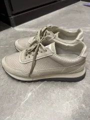 ★BRUNELLO CUCINELLI★スエード スニーカー Calfskin and suede runners for Man in Beige | Brunello Cucinelli
