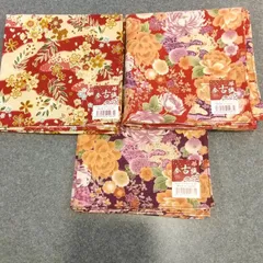 花柄ハンカチ3点セット