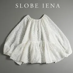 438t*美品 スローブイエナ habi Petitフラワージャガードブラウス.