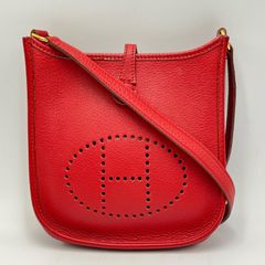 エルメス HERMES ショルダーバッグ エヴリンTPM レザー レディース