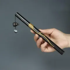 新品 Unikato 線香ケース 線香入れ 香筒 木製 携帯用 持ち運び 外出携帯 お香 収納 保管 軽量 お墓参り 香道 茶道用品 リラックス 瞑想 睡眠 書斎 座禅 ヨガ インテリア 置物 お香立て付き (長寸：23*1.65cm)