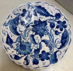 Talavera 陶器 装飾皿 スペイン製アンティーク皿 TALAVERA ESPANA 陶器 プレート スペイン製 大皿 - メルカリ