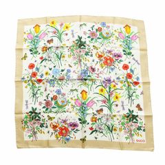 グッチ GUCCI フローラ 大判 スカーフ ストール フラワー 花柄