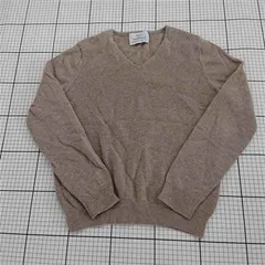 ◇ ⊇ BEAUTY & YOUTH UNITED ARROWS 長袖 ウールカシミヤVネックニットプルオーバー モカ系 レディース E  【1508060014719】