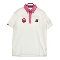 サイズ：L ROUGH&SWELL ラフアンドスウェル RSM-21009 半袖ポロシャツ  ホワイト系 [240101076126]# ゴルフウェア メンズ ストスト