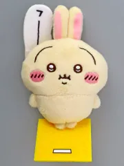 【中古】バッジ・ビンズ うさぎ(フーッ...) ぬいぐるみバッジ 「ちいかわマーケット ちいかわくじ ちいかわ なんか小さくてかわいいやつ うさぎだらけくじ」 E賞