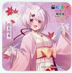 【中古】コースター 椎名唯華(等身) オリジナルコースター 「バーチャルYouTuber にじさんじ×極楽湯・RAKU SPA ととのうにじさんじ」 コラボメニュー注文特典