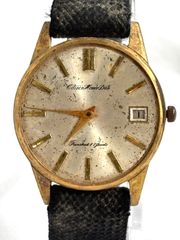 CITIZEN ホーマーデイト 17石  ゴールド  防風ガラス無し シチズン  Homer Date 手巻き 腕時計  現状品