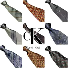 カルバンクライン Calvin Klein ハイ ブランド ネクタイ 古着 アクセサリー 小物 ワンポイント スーツ プレゼント ビンテージ VINTAGE 高級 総柄 シンプル 高級感 2025 C  p10/