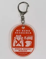 【中古】雑貨 爆豪勝己 タグ風アクリルキーホルダー 「僕のヒーローアカデミア THE MOVIE ワールド ヒーローズ ミッション×NO ANIME.NO LIFE. TOWER RECORDS CAFE」
