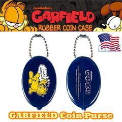 新品 🇺🇸 ラバーコインケース ◆ガーフィールド ネイビー◆ GARFIELD NAVY RUBBER COIN CASE アメリカン雑貨 キーホルダー キーチェーン キーリング 小銭入れ 財布 小物入れ ピルケース アクセサリー