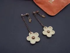 Folli Follie フォリフォリ フラワー ピアス アクセサリー レディース ゴールド系×クリーム系 DJ4573