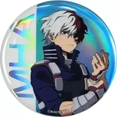 【中古】バッジ・ビンズ 轟焦凍 「僕のヒーローアカデミア トレーディング缶バッジ～7期新ビジュアル オーロラver.～」