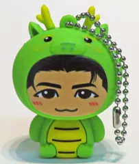 【中古】キーホルダー 瀬口黎弥(FANTASTICS) NEW YEAR 2024 着ぐるみキーホルダー ノーマル(緑色着ぐるみ) EXILE TRIBE STATION限定