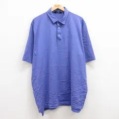 XL/古着 ラルフローレン ポロゴルフ 半袖 ブランド ポロ シャツ メンズ 90s 大きいサイズ コットン うす茶 ブラウン 25apr15 中古 トップス