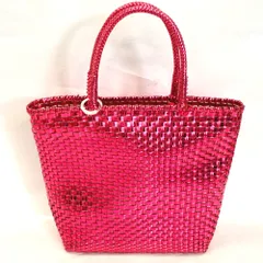 Th986042 アンテプリマ ハンドバッグ ワイヤーバッグ イントレッチオ スモール ピンク系 レディース ANTEPRIMA 美品・中古