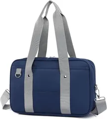 SCHOOL HERO スクバ スクールバッグ 《通学に最適。おしゃれで丈夫なA4サイズ対応ナイロンバッグ》 ミニ ミニサイズ コンパクト ショルダー ボストンバッグ 女子 高校生 学生 JK 制服 鞄 ポリエステルオックスフォード(ネイビー)