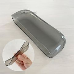 アイコス イルマ / イルマi専用 IQOS ILUMA TPU製 ソフト やわらか カバー ケース 着せ替え 衝撃保護 クリア グレー 灰色 灰 半透明