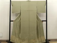 逸品 寿光織 白樺文様の訪問着 紋意匠縮緬 正絹 金糸 共八掛 パールトーン加工済 正絹 作家物 訪問着 白樺 平和屋着物□訪問着 作家物 寿光織 白樺 暈し