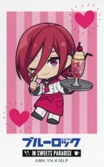 【中古】キャラカード 千切豹馬(ミニキャラ) 「ブルーロック in SWEETS PARADISE トレーディングフォト風ブロマイド」