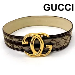 GUCCI グッチ レザー ベルト ブラック 美品 aq9811