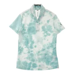 サイズ：M ADIDAS GOLF アディダスゴルフ HC7916 半袖ポロシャツ シアサッカー 総柄 グリーン系 [240101457285] ゴルフウェア レディース ストスト