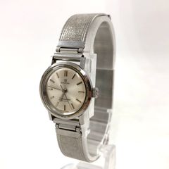 OMEGA オメガ Deville シーマスター デヴィル SS/手巻き シルバー文字盤 レディース腕時計 稼働品【PF-101】