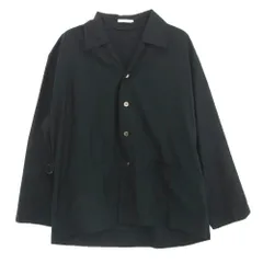 AURALEE オーラリー A7SJ035C FINX SILK CHAMBRAY SHIRTS JACKET フィンクス シルク シャンブレー シャツ ジャケット ブラック系 3【中古】のサムネイル
