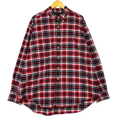 古着 ラルフローレン Ralph Lauren BIG SHIRT 長袖 ボタンダウンチェックシャツ メンズXL相当/eaa591775