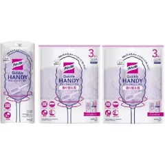 花王 新クイックルワイパー ハンディ 本体 69g ＋ 取り替え用（3枚入× 2個）セット ＜捕集量が約1.5倍増＞