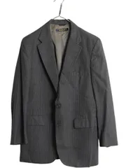 【お得なクーポン配布中!】 80s USA製 ブルックスブラザーズ テーラード ジャケット メンズ M 古着 ヴィンテージ BrooksGate チョーク ストライプ ブレザー ウール 灰