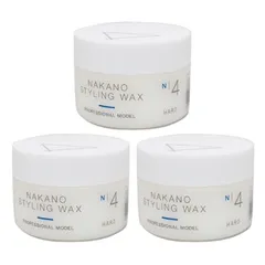 ● 3個セット ナカノ スタイリングワックス 4F 90g ハード サロン専売 美容室専売 スタイリング ワックス ヘアセット 中野製薬 NAKANOのサムネイル